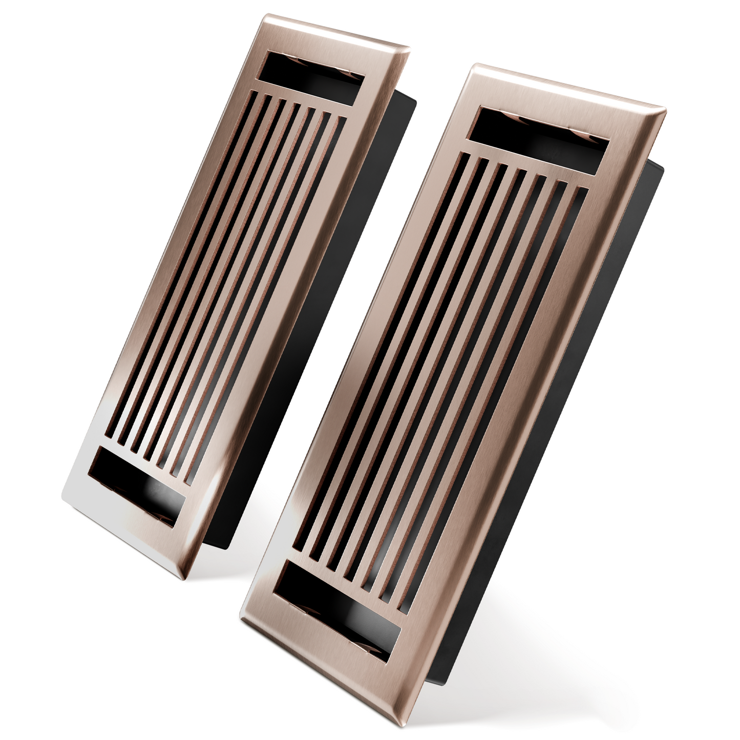 Floor Register - Linear Satin Bronze