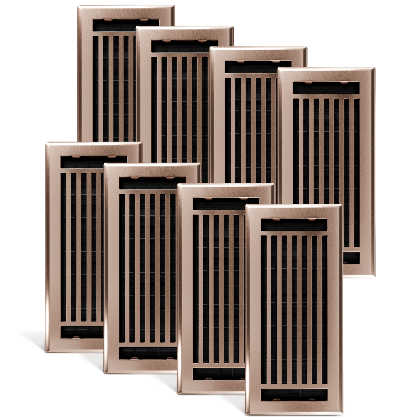 Floor Register - Linear Satin Bronze