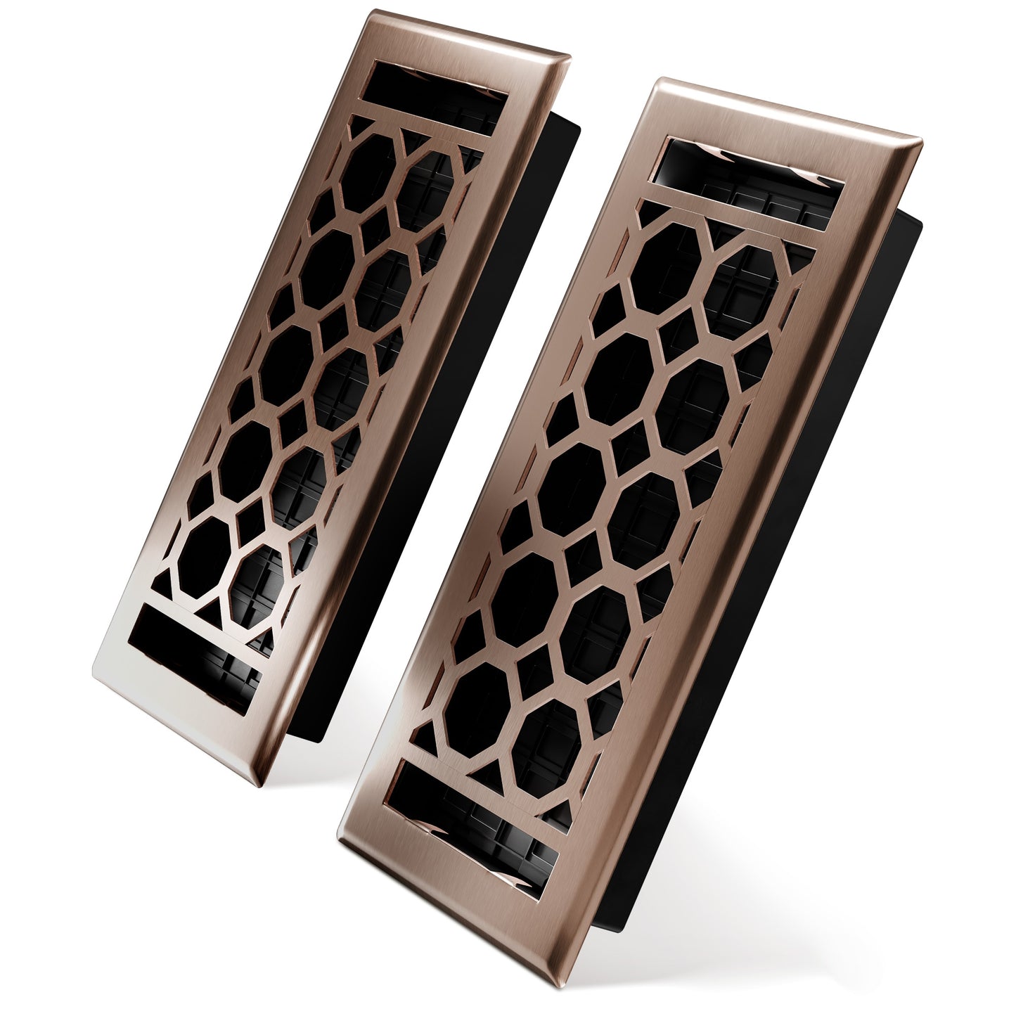 Floor Register - Honeycomb Satin Bronze