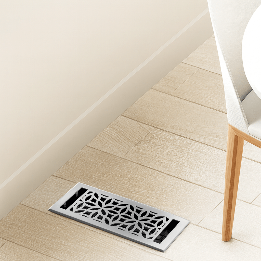 Floor Register - Floral - Greatergrates